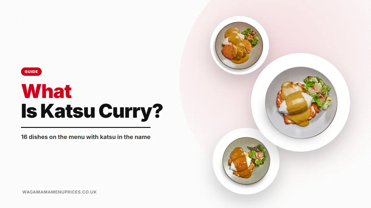 What Is Katsu Curry? on wagamamamenuprices.co.uk