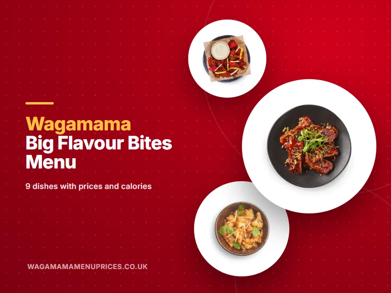 wagamama big flavour bites menu