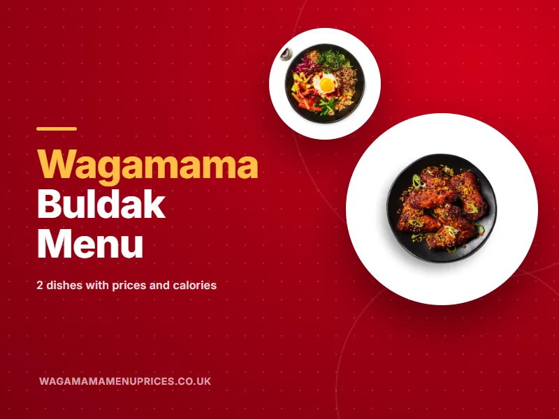 wagamama buldak menu