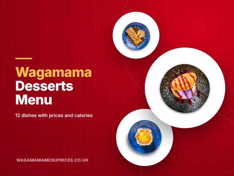 wagamama desserts menu