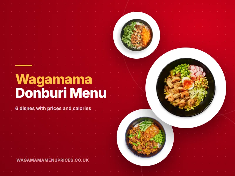 wagamama donburi menu