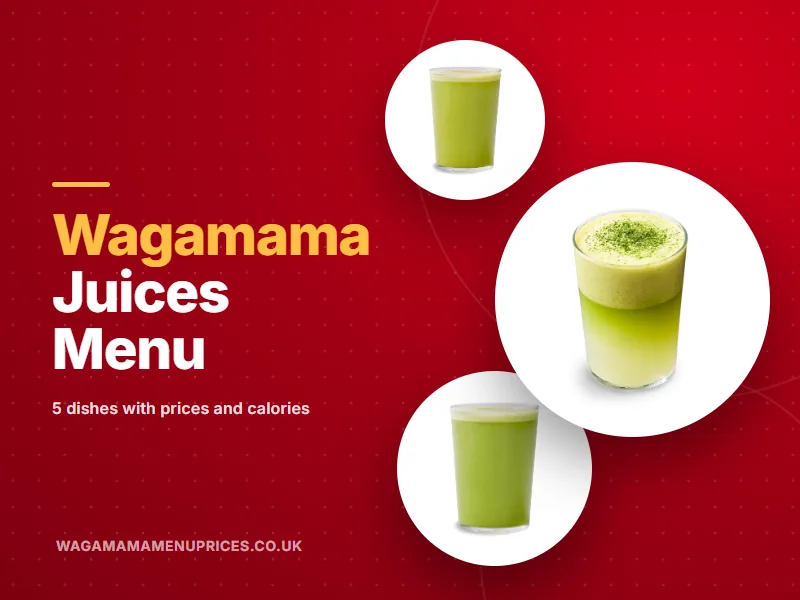 wagamama juices menu