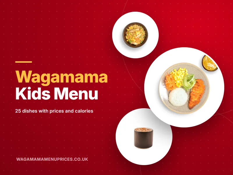 wagamama kids menu