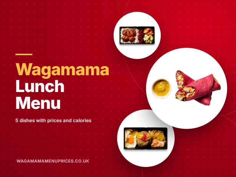 wagamama lunch menu