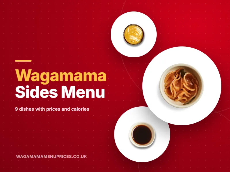 wagamama sides menu