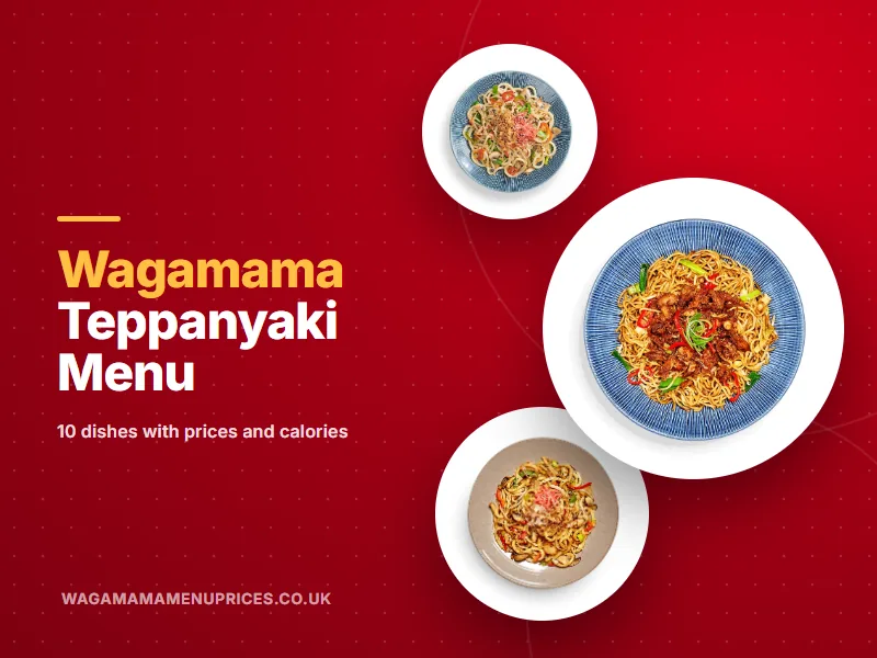 wagamama teppanyaki menu