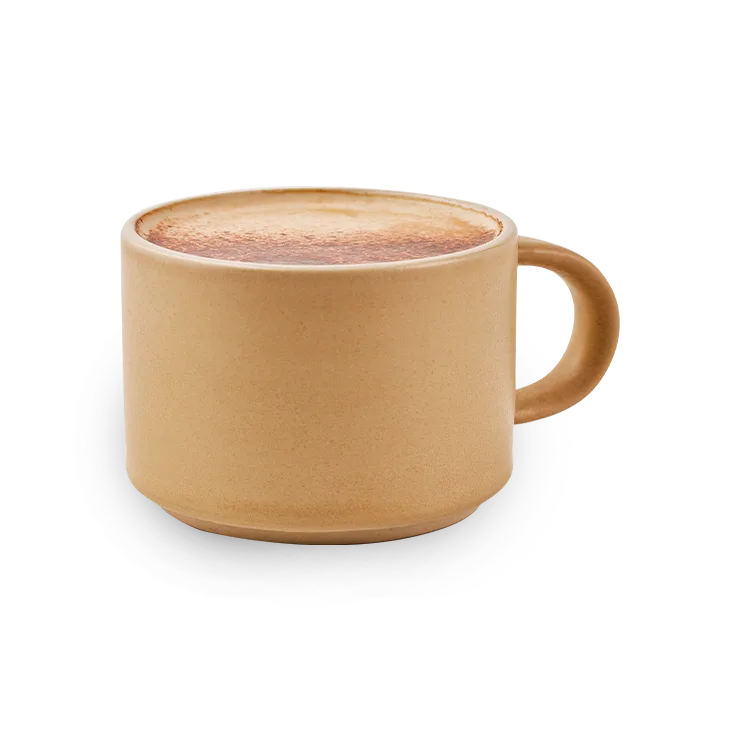 Wagamama cappucino - whole milk from the coffee and tea menu