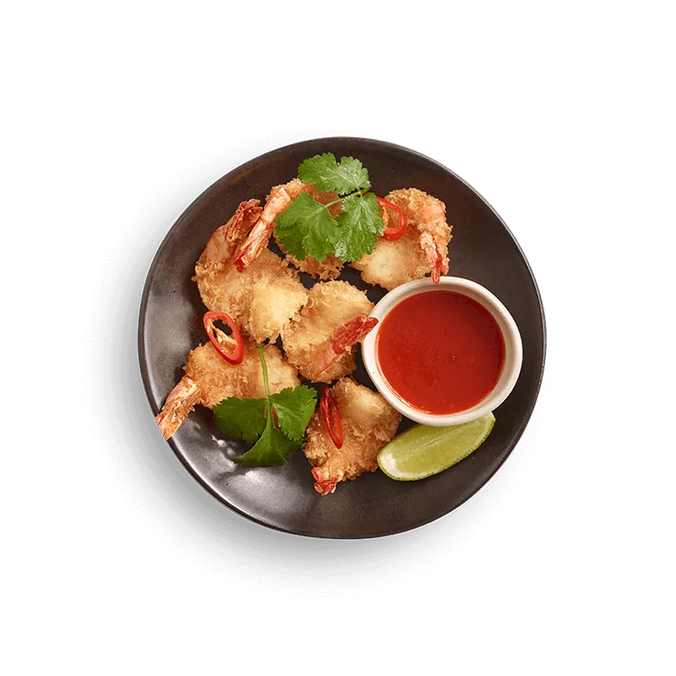 Wagamama ebi katsu, panko prawns, chilli and garlic dipping sauce