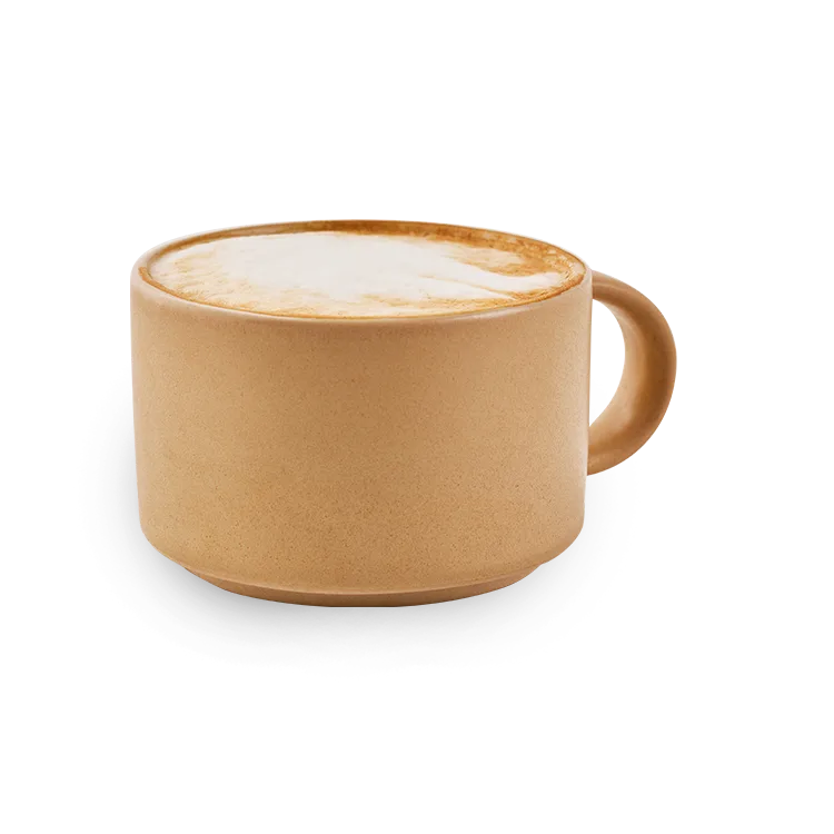 Wagamama flat white - whole milk from the coffee and tea menu