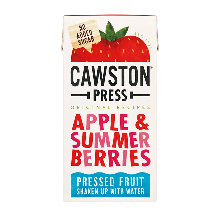 Wagamama kids cawston press apple + summer berries juice drink from the kids menu