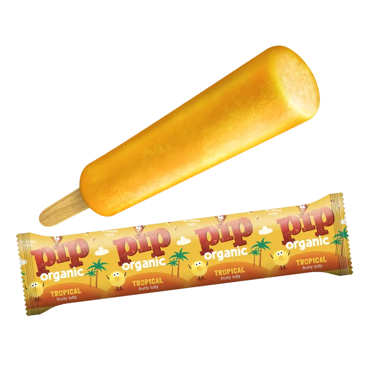 Wagamama kids tropical fruit ice lolly from the kids menu