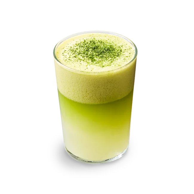 Wagamama matcha colada juice, matcha, pineapple and coconut milk