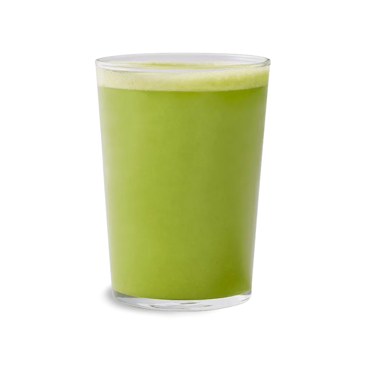 Wagamama power juice, spinach, apple and fresh ginger