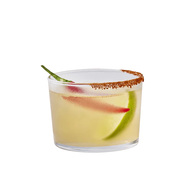 Wagamama thai chilli margarita, smooth tequila, chilli liqueur and coconut syrup, lime and bird’s eye chilli