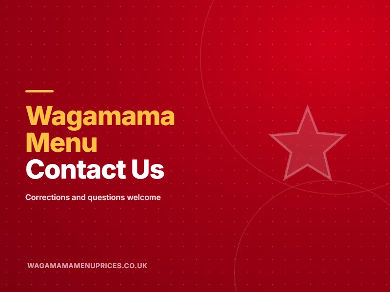 Contact Us: how to report a price or a closed restaurant